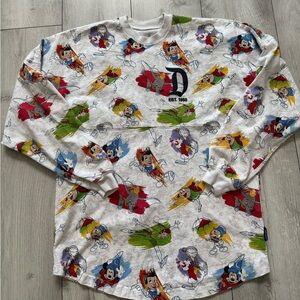 Disney Parks Ink and Paint Disneyland Spirit Jersey Shirt Sz Small
